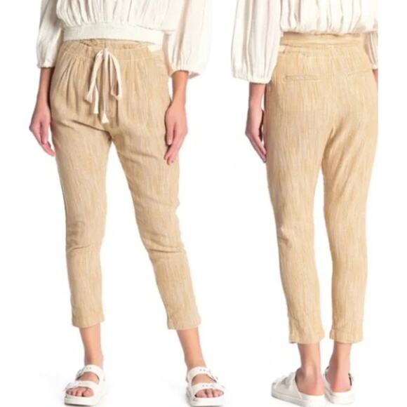 Free People Pants - FREE PEOPLE• Light at Sunrise Paper Bag Woven Pant Size 2